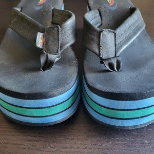 Rainbow Sandals Women's Six Layer Classic Wedge Sandal 1" Strap